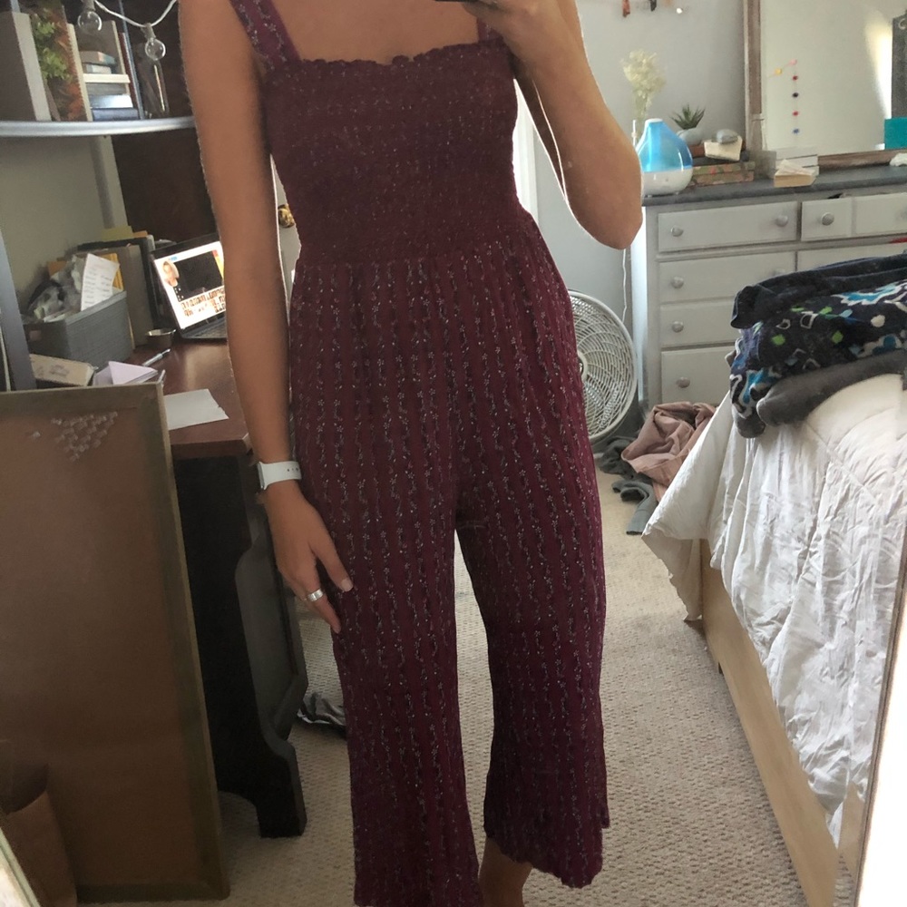 Purple jumpsuit!